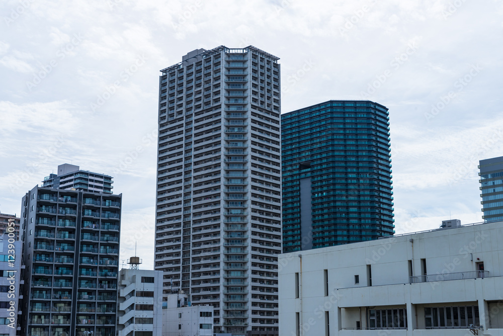 芝浦のビル群