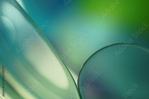 Oil and Water - blue and green (382)