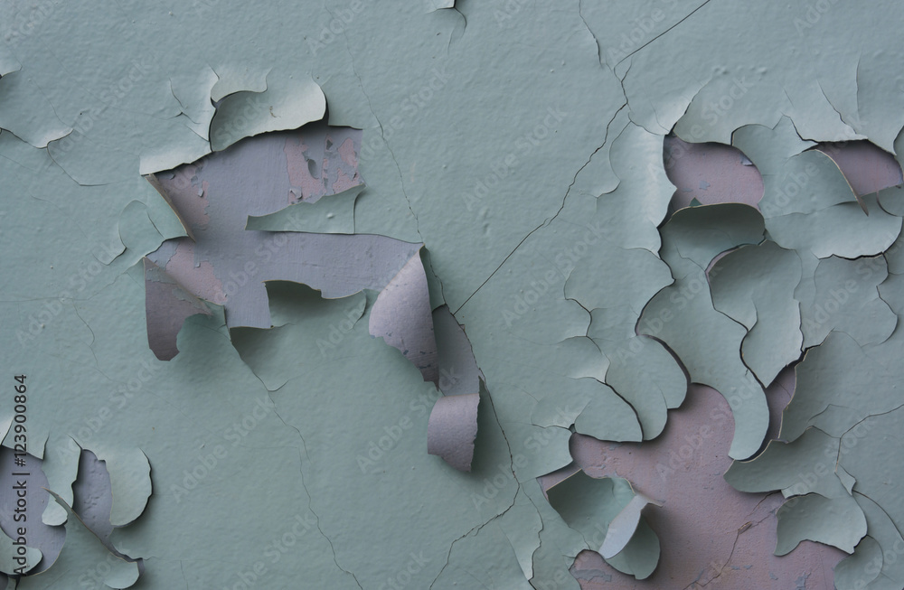 Fototapeta premium Old peeling paint texture