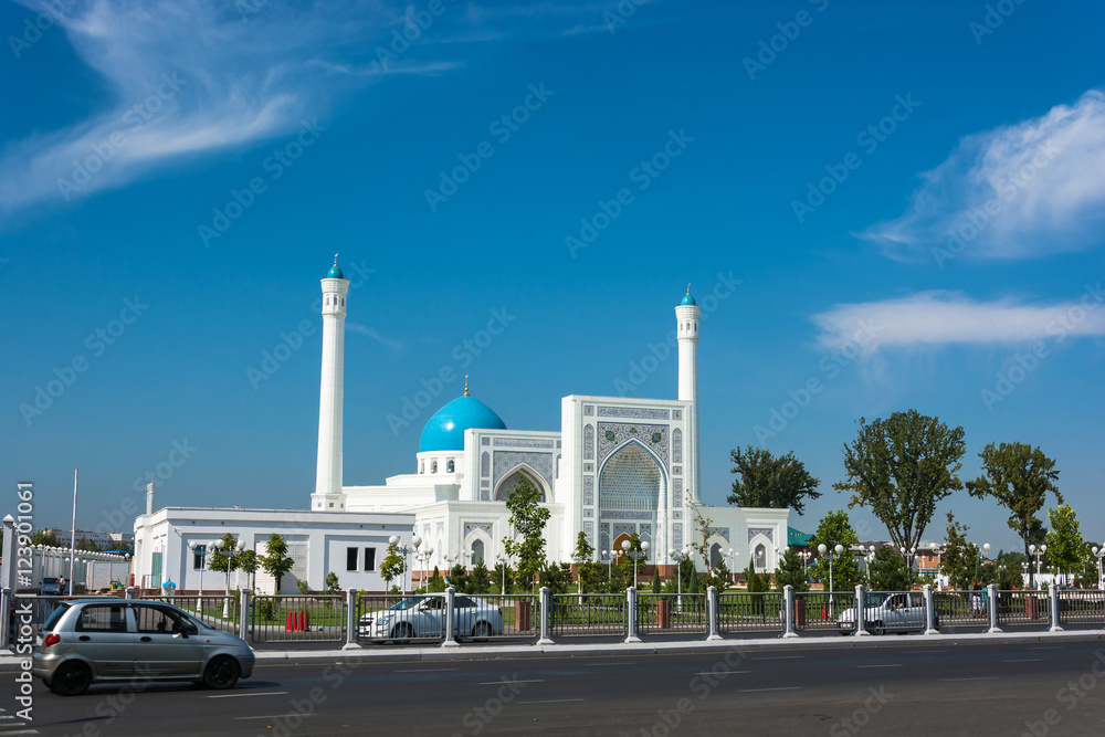 Minor White Mosque in Tashkent, Uzbekistan. Minor White Mosque in Tashkent, Uzbekistan.