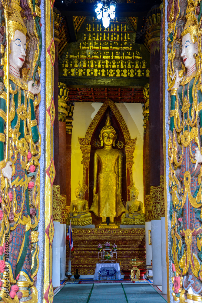 Buddha image in the church.