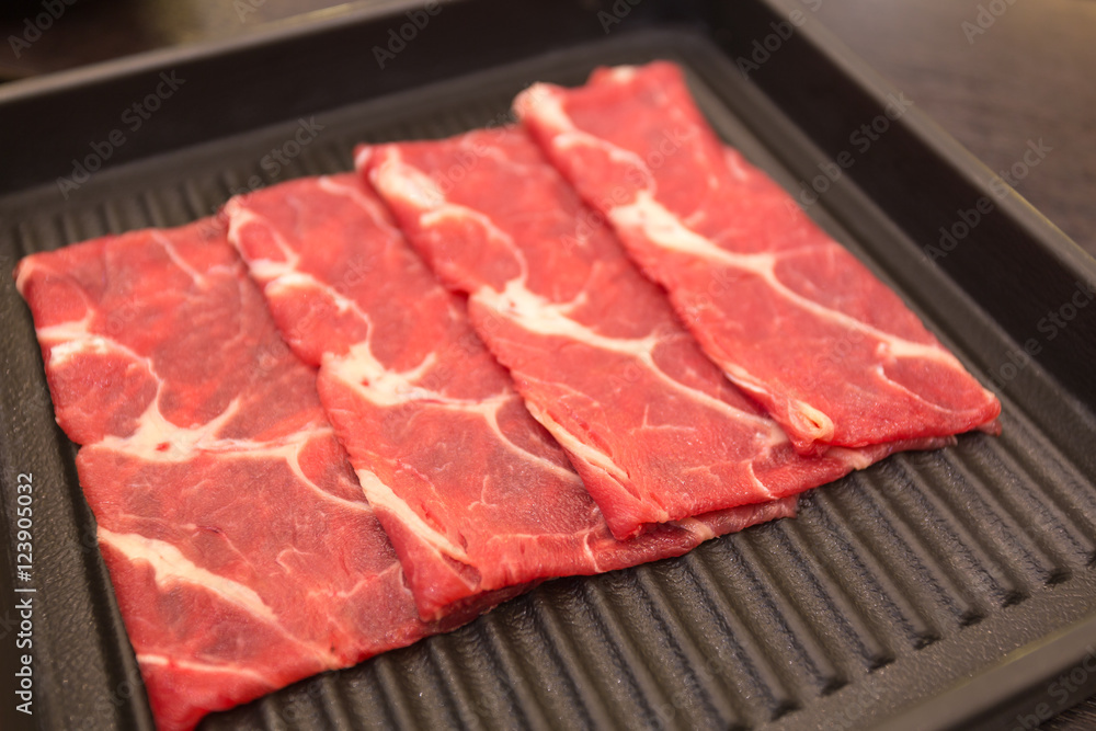 Australian meat on the tray for food background. (Select focus) Australian meat on the tray for food background. (Select focus)