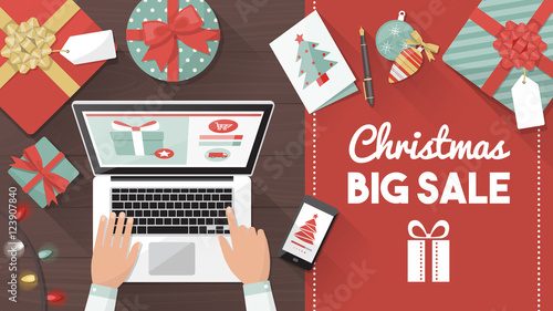 Christmas online shopping