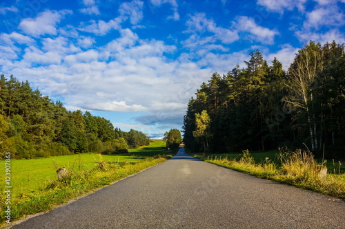Road in Czech Republic.