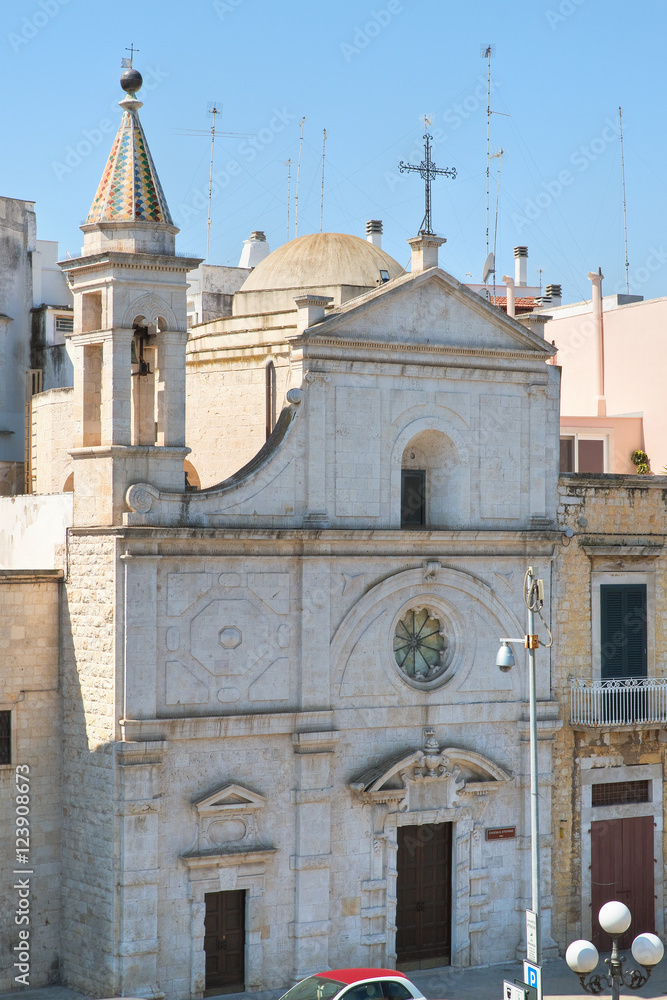 Fototapeta premium Church of St. Stefano. Molfetta. Puglia. Italy. 