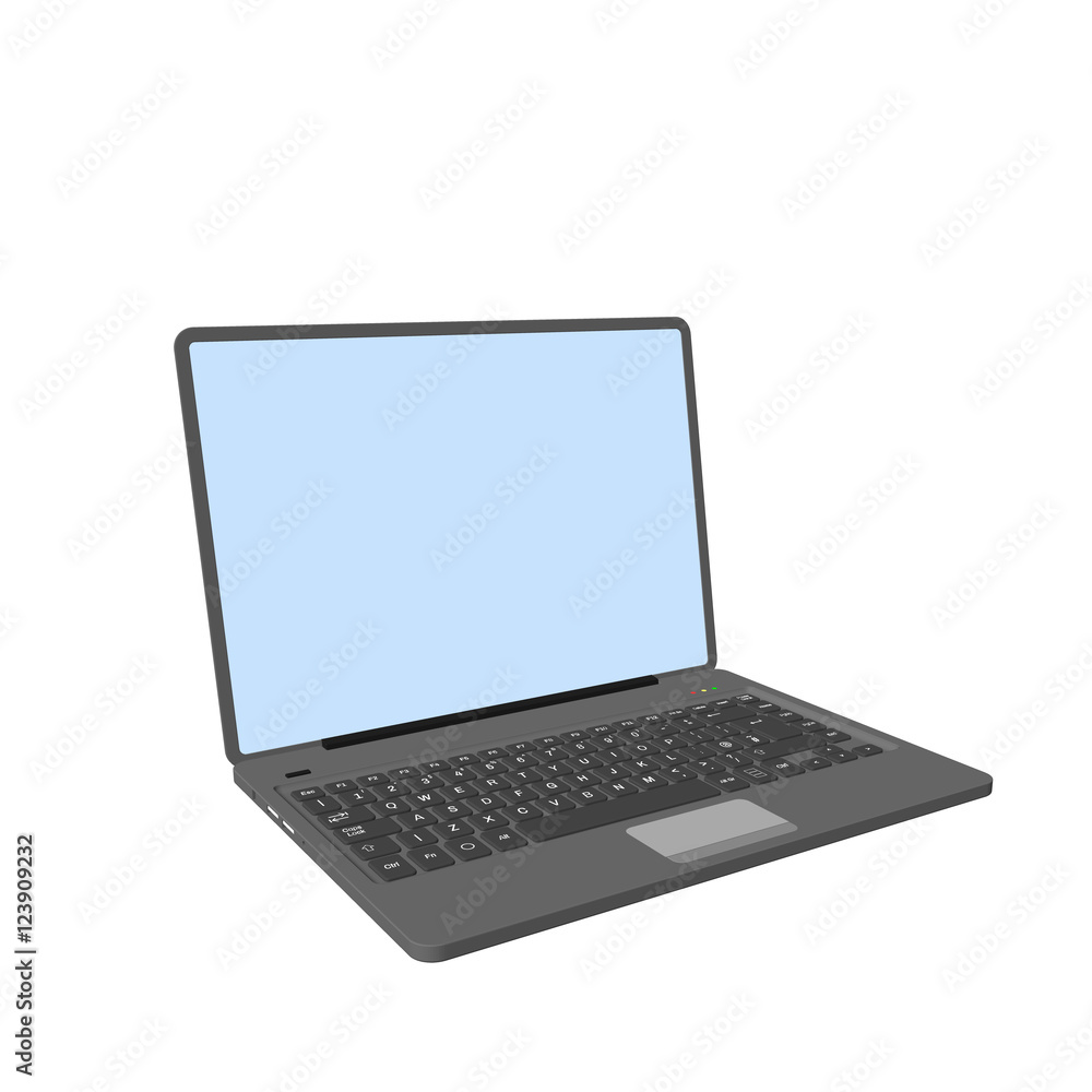 Laptop.3d Vector illustration. Laptop.3d Vector illustration.