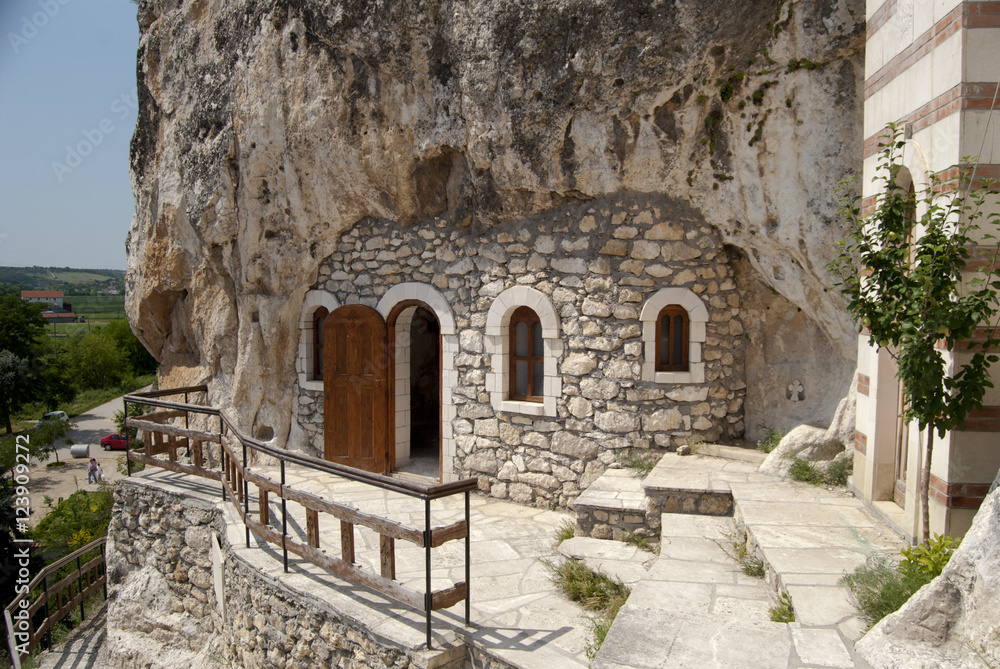Basarbovo rock monastery near Rousse, Bulgaria Basarbovo rock monastery near Rousse, Bulgaria