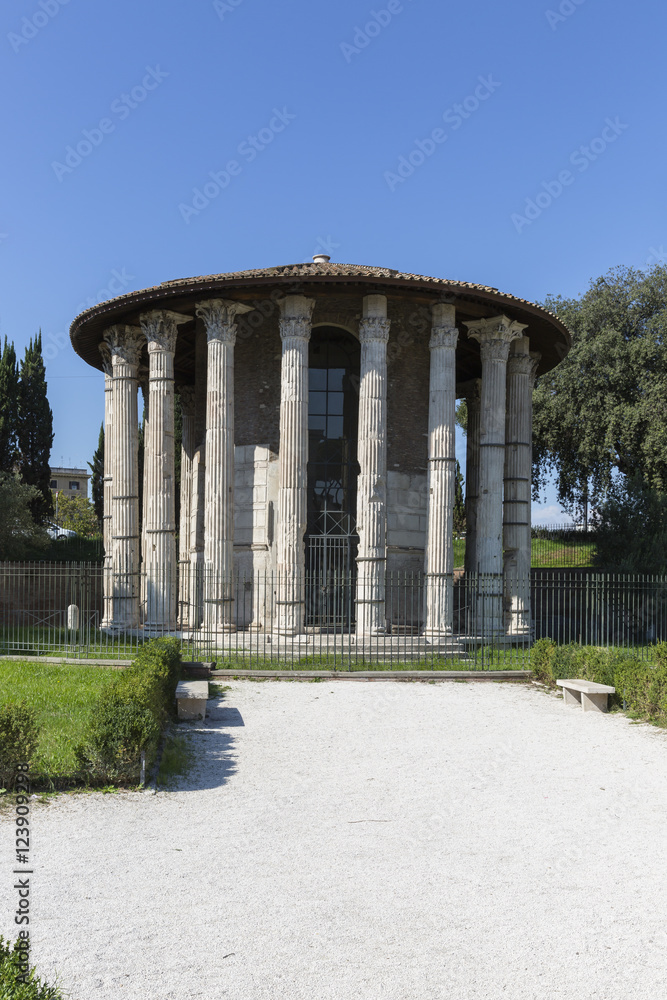 Forum Boarium, Tempel des Hercules Victor, Rom, Italien