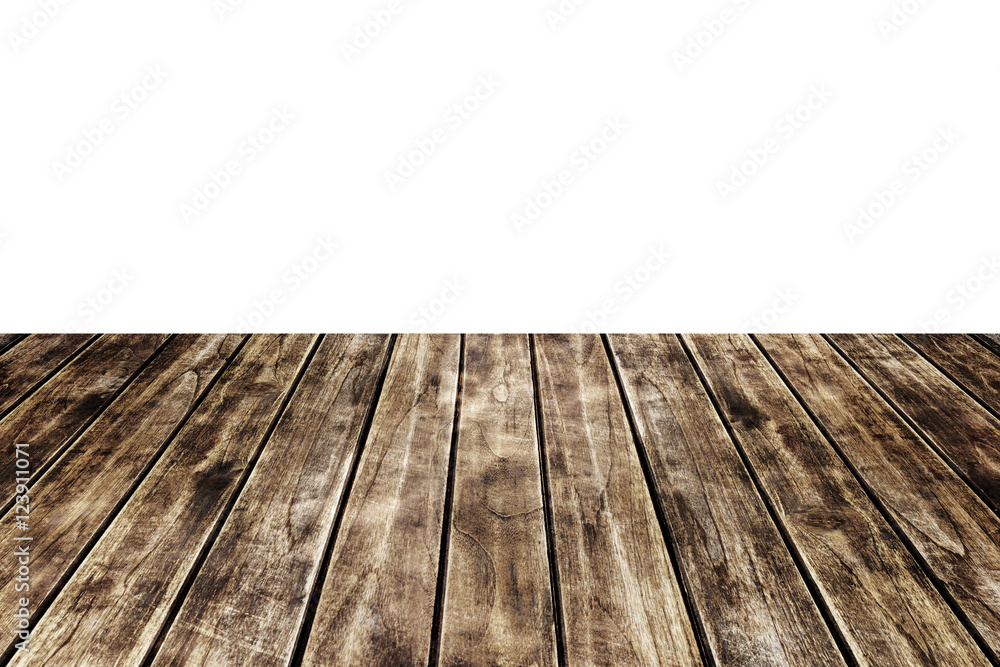 Old wood texture isolated on white background.
