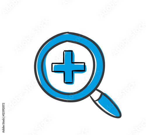 Stick Figure Series Icon / Vergrößerung