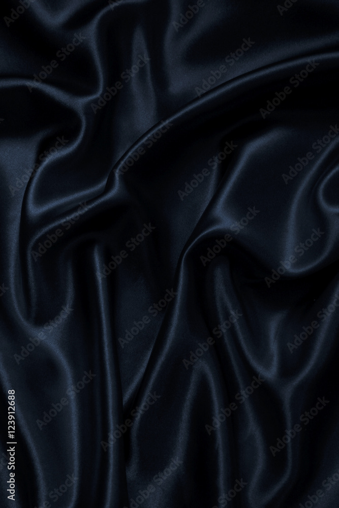 Obraz premium Smooth elegant black silk as background