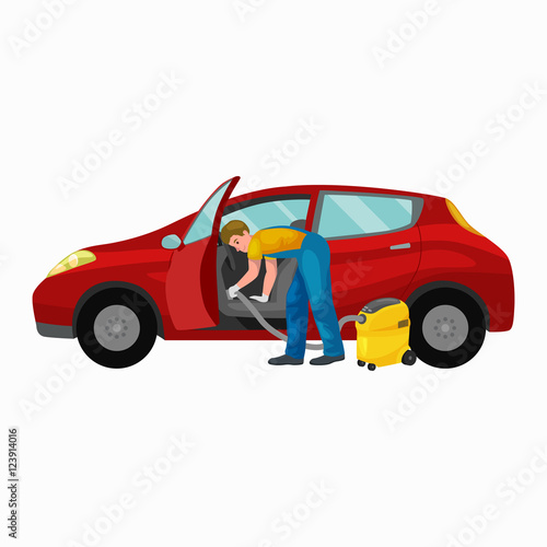car wash services, auto cleaning with water and soap