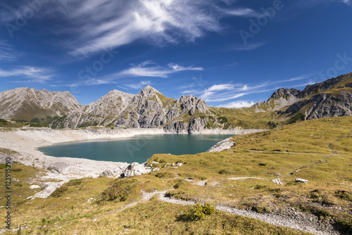 Austria, Vorarlberg, Brandner Valley, Luener Lake photo