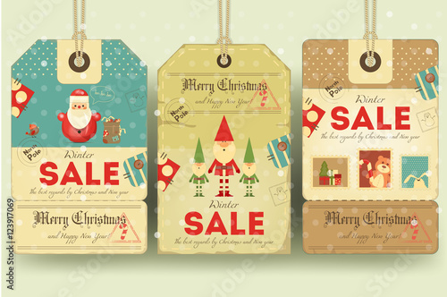 Christmas Sale Price Tags