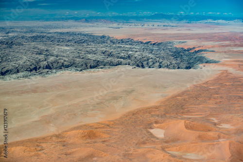 Wüste Namib, Namibia, Luftaufnahme