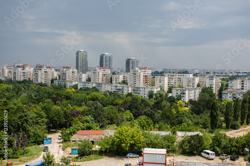  Bucharest seen from balcony