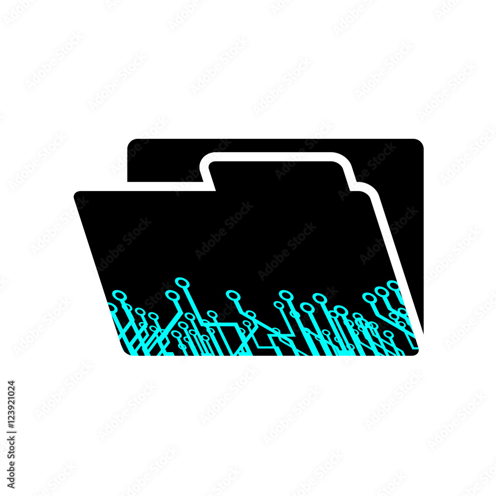 Fototapeta premium imaginative folder icon