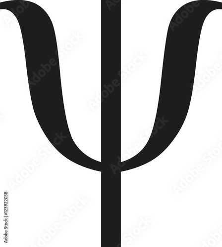 Greek psi sign