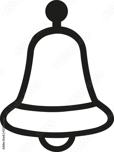 Bell jingle outline