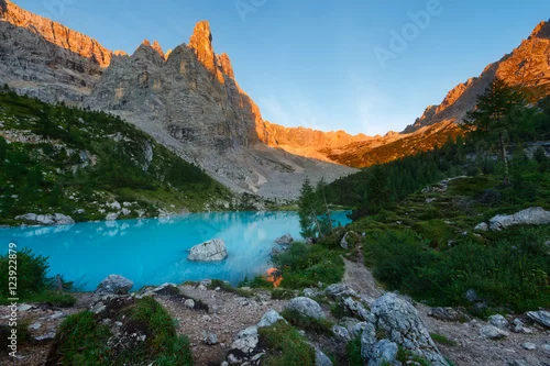 Obraz Lago di Sorapis, Dolomity, Włochy