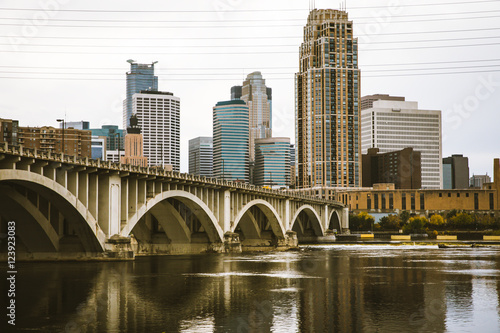 Bridge to Downtown Minneapolis