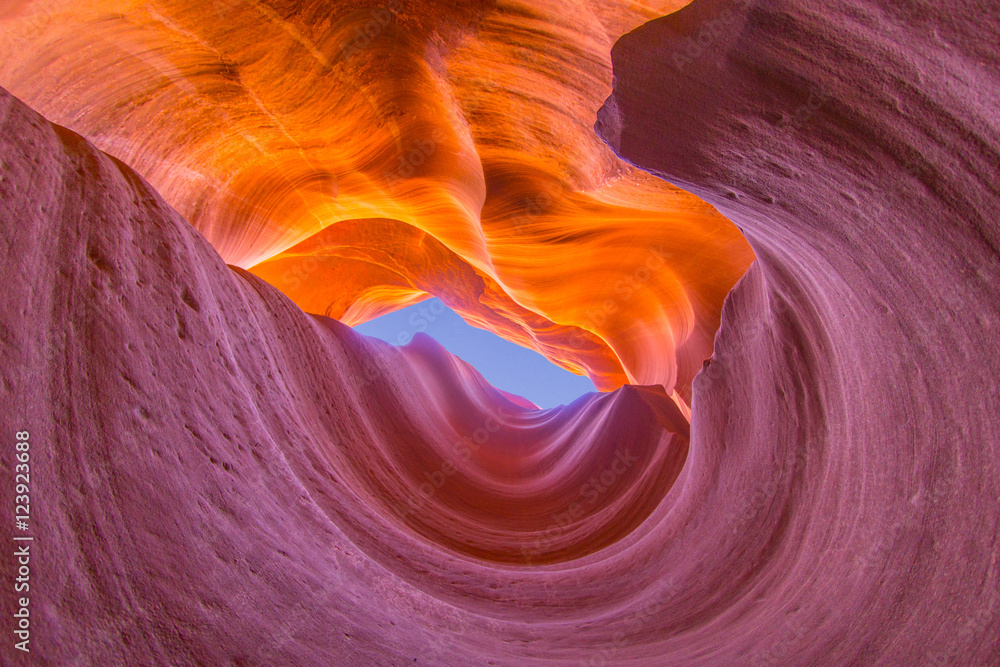 Obraz premium Antelope Canyon sky view