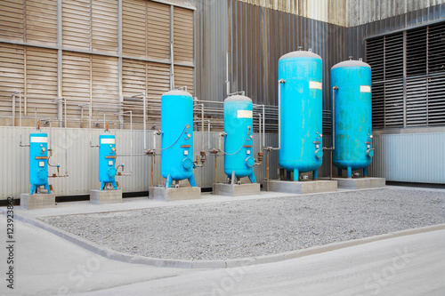 Obraz na plátně Compressor station