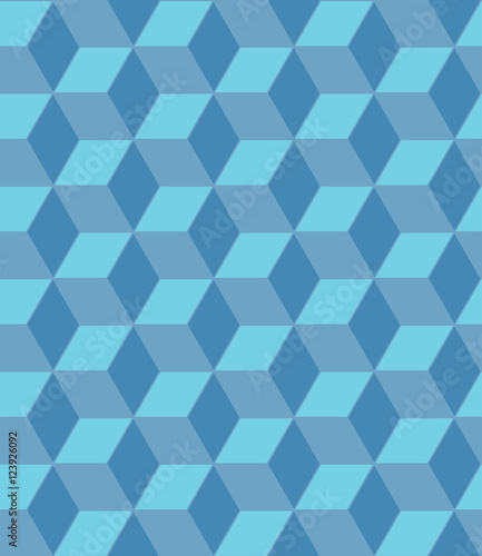 Vector seamless abstract hexagonal pattern background.