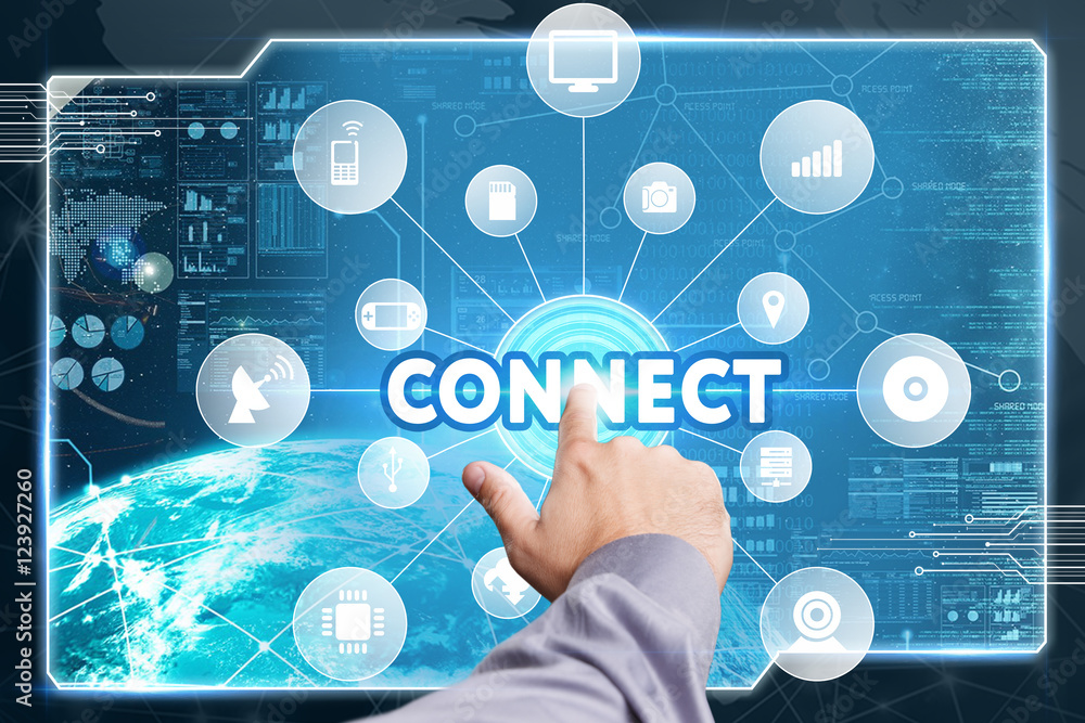 Business, Technology, Internet and network concept. Young busine Business, Technology, Internet and network concept. Young busine