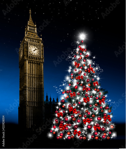 Weihnachtsbaum in London