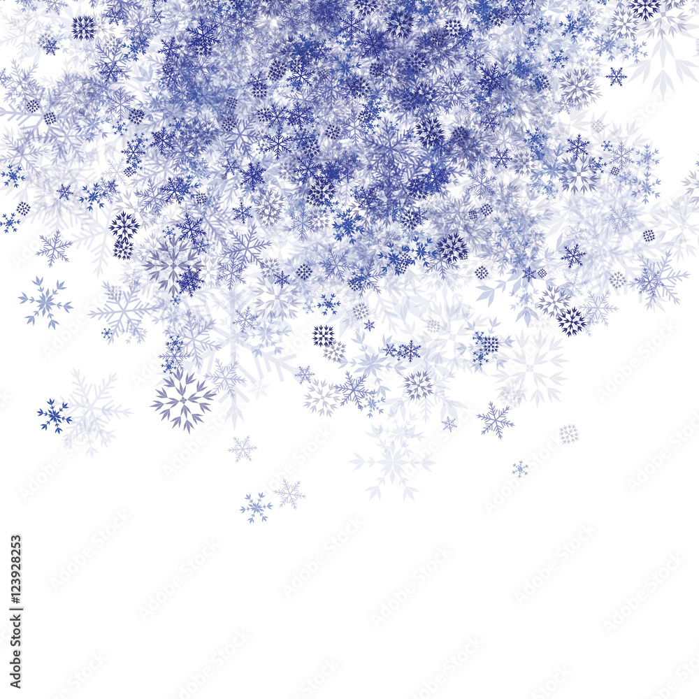 Blue Snowflake Background Blue Snowflake Background