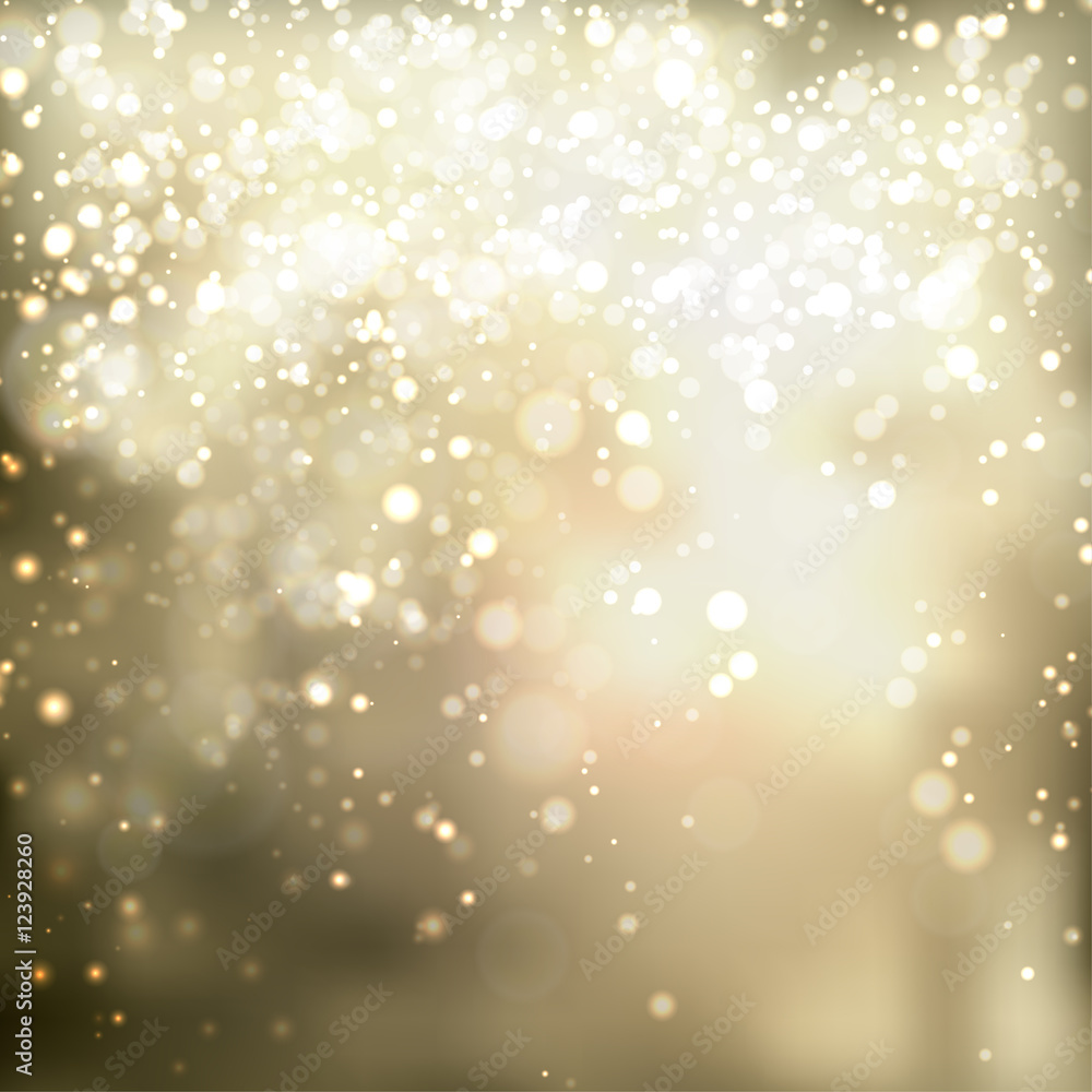 Gold Christmas Glitter Background