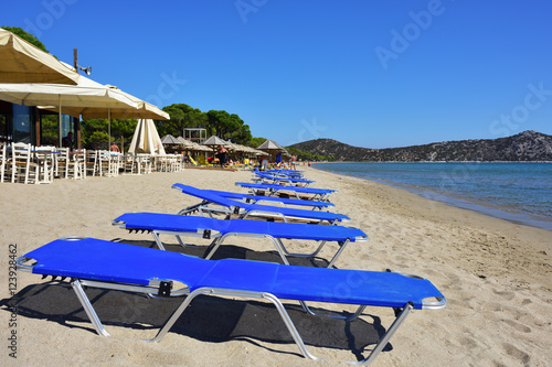 Fototapeta Naklejka Na Ścianę i Meble -  Schinias sandy beach, Marathon, Greece