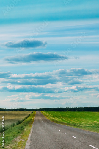 Landscape with highway and sky © Zayne C.