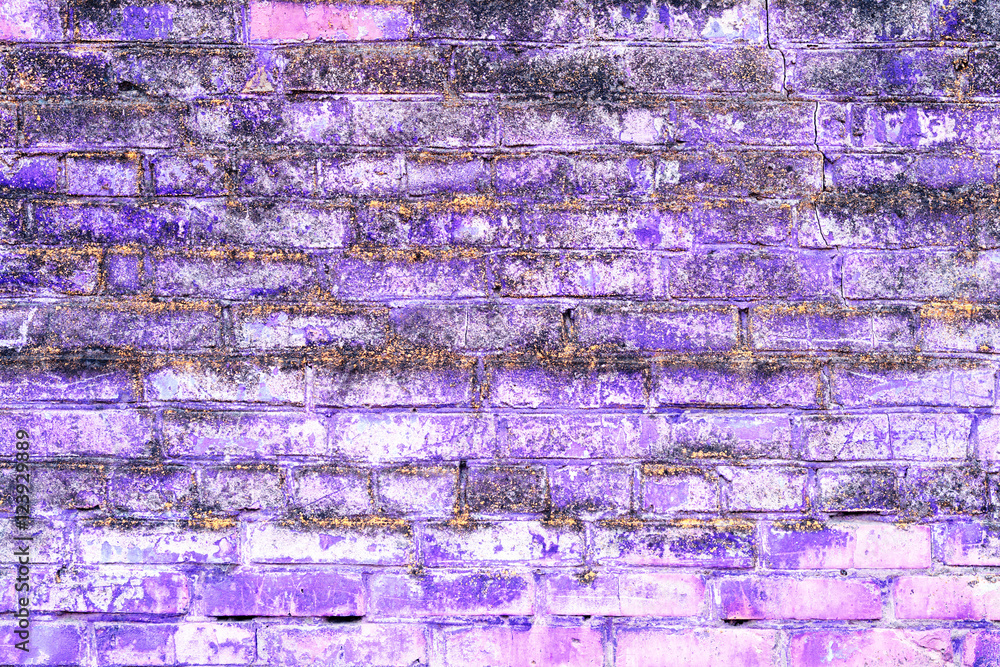 Obraz premium Brick texture with scratches and cracks