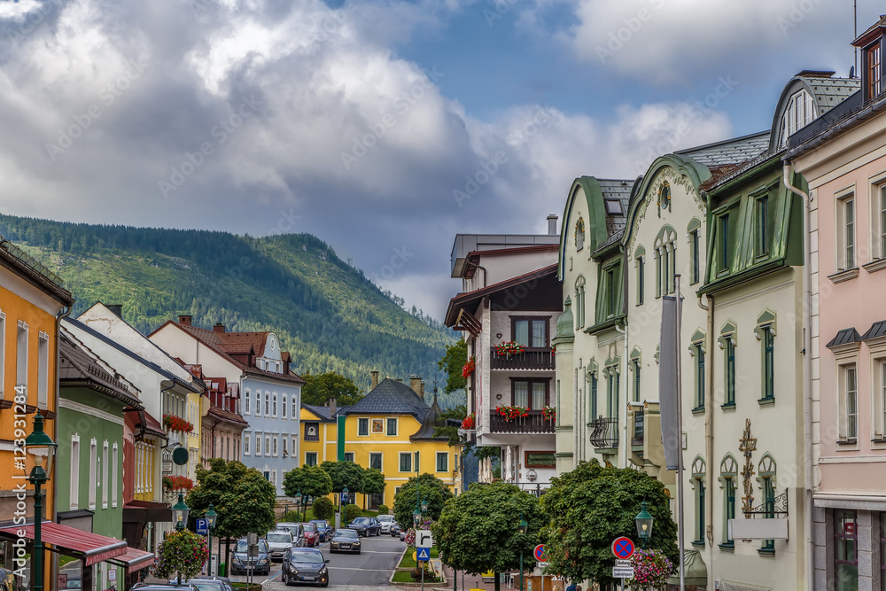 street in Mariazell, Austria