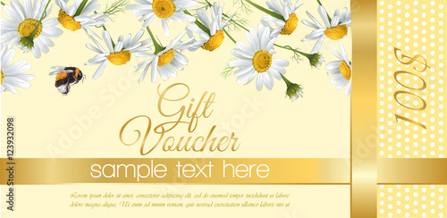 Flower gift voucher