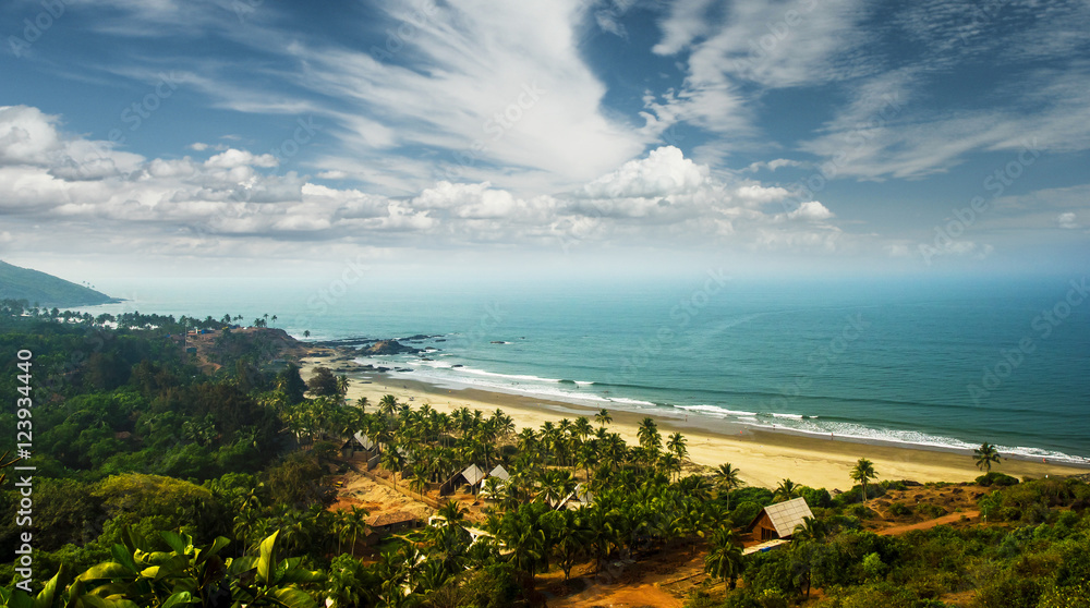 Goa beach India