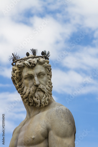 Detail from Fountain of Neptune in Florence