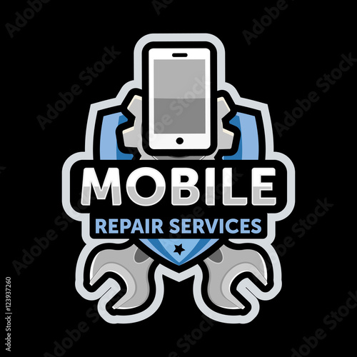 mobile repair logo icon