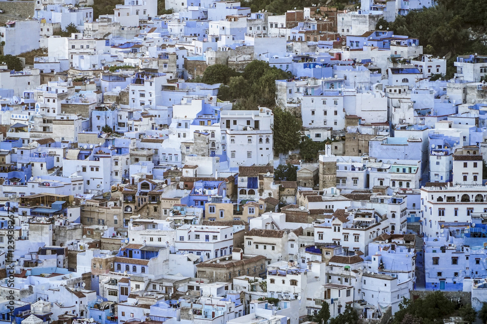 Chefchaouen that is the famous blue city of Morocco.
