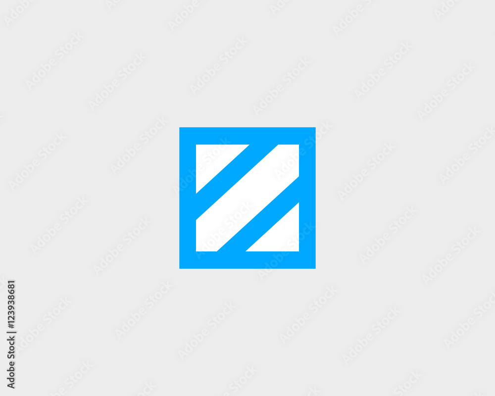 Abstract letter Z shield logo design template. Abstract letter Z shield logo design template.