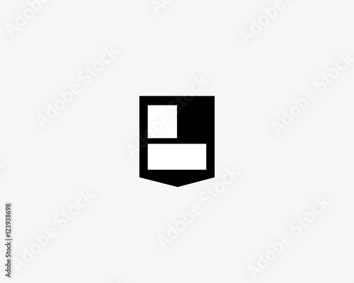 Free Download Abstract letter L shield logo design template. - GFXLoad