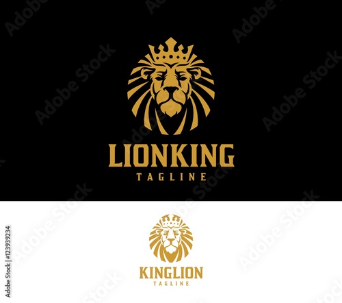 Fototapeta Naklejka Na Ścianę i Meble -  Lion King Logo