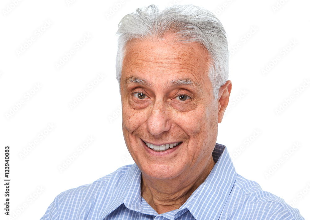 Senior man smile. Senior man smile.