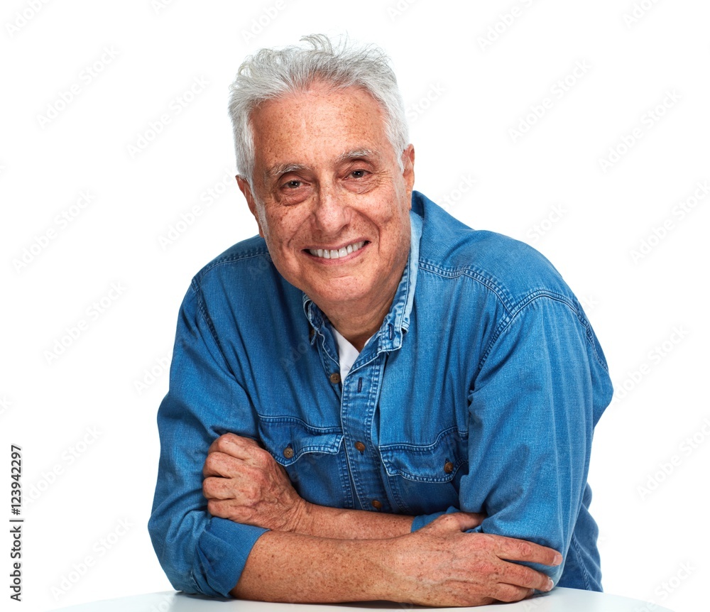 Senior man portrait.