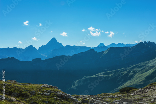 Grosser Daumen Alps mountain range © XtravaganT