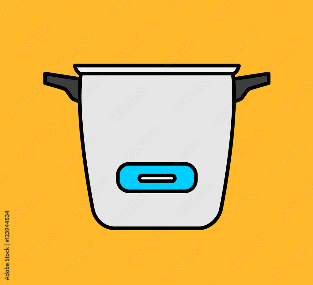 Electronic Cooker Vector Electronic Cooker Vector
