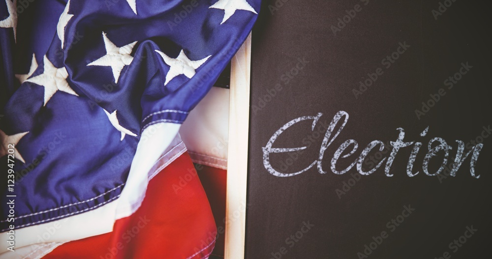 Composite image of election text Stock Photo Adobe Stock