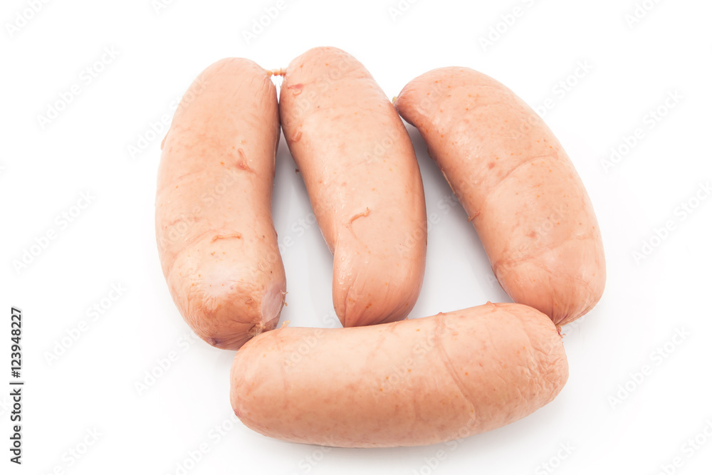 Raw Hot Dogs in Natural Bowel Raw Hot Dogs in Natural Bowel